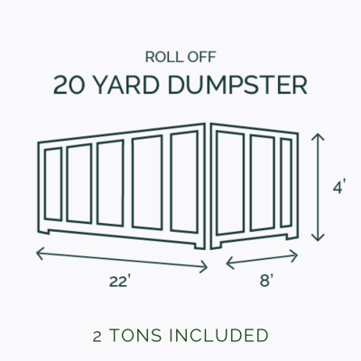 20 Yard Roll Off Dumpster